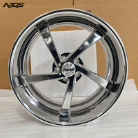 Jantes forgées NJQS 22 24 26 pouces, jantes personnalisées à fond profond 5x112 5x114.3 en alliage d'aluminium pour Chevrolet Ford Cadillac