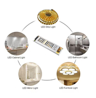 Alimentation à découpage 24V, transformateur d'éclairage 33,3A 400W, driver LED 24V 16,6A ultra-plat IP20, adaptateur simple 50Hz 24V
