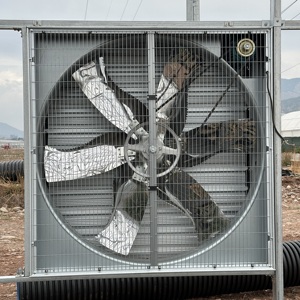 Agricoltura industriale tampone umido sistemi di raffreddamento a effetto serra circolazione ventilatori negativi - Product Image 3