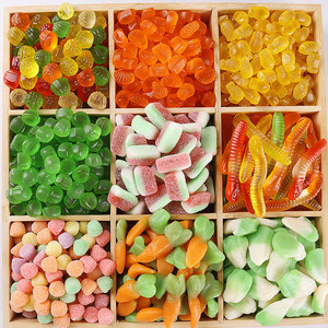 Fabricant de bonbons gélifiés OEM/ODM Halal en forme de mangue pelée, sucrés et acidulés, personnalisables - Product Image 3