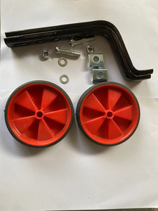 Ruedas de Plástico Coloridas con Ejes de Acero Inoxidable y Rodamientos Sellados para Bicicletas Infantiles de Entrenamiento - Product Image 5