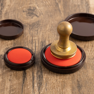 Almohadilla de Tinta para Huellas Dactilares <span class=keywords><strong>Artline</strong></span> MQN-60, Almohadilla de Sello para Oficina y Finanzas, Suministros de Notario, Almohadilla de Sello Roja - Product Image 2