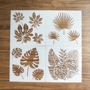 Khuôn Tô Hình Lá Tùy Chỉnh Để Trang Trí Nội Thất Bộ Khuôn Tô Vẽ Tranh Cắt Bằng Laser - Product Image 2