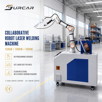 Robot collaboratif de soudage laser mobile sur roues, Cobot, machine de soudage laser portable, postes de travail mobiles, Surcar Factory