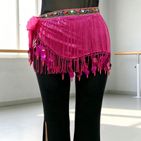 Jupe de danse orientale exotique pour femmes avec fente latérale, tenue de performance de danse latine, robe de scène, costume de carnaval