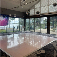 ANYCASE ACS-WOOD DANCE FLOOR Plancher de danse en bois de haute qualité pour mariage, scène, décoration, planches emboîtables, bords en contreplaqué et aluminium