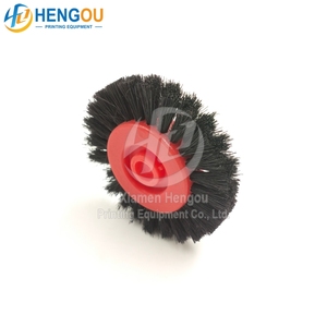 10 pcs high quality 60x8x10mm 66.891.005 Feeder Brush Wheel (<b>Black</b>/<b>Board</b>) for K/S/M/SB Offset Printing Machine Spare Parts - Product Image 1