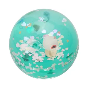 60 Mm/6 Cm TPU Flüssigkeit Glitter Wasser Springenden Ball