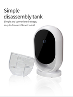 Meilleure vente Mini déshumidificateur ultra-silencieux Écran tactile LCD intelligent pour air humide Chambre à coucher Bureau Armoire Source d'alimentation électrique