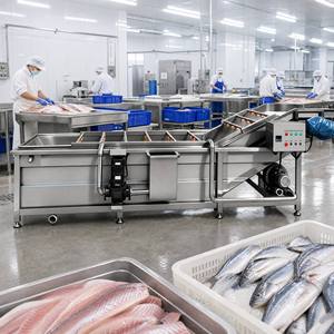Máquina <span class=keywords><strong>de</strong></span> Limpieza y Desangre Multifunción Dos en Uno <span class=keywords><strong>de</strong></span> Acero Inoxidable 304 para Pescado, Verduras, Carne y Mariscos - Product Image 4