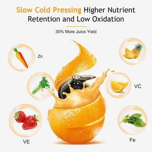 Extracteur de jus lent à froid portable mini pour fruits, citrons et agrumes – Vente en gros - Product Image 5