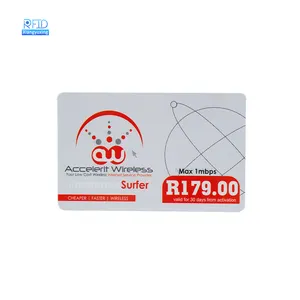 Chất Lượng Cao Thẻ Ghi Nợ Kích Thước Không Tiếp Xúc Truy Cập RFID NFC Thông Minh Thẻ Chip