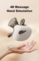 Masseur de cou et d'épaules 4D à simulation manuelle, chaleur, soulagement de la douleur, batterie 2000 mAh, 3 modes, portable, massage profond des tissus, trapèzes