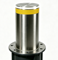 Borne de stationnement automatique rétractable hydraulique en acier inoxydable 304SS à prix abordable – Barrière de circulation moderne pour voie de circulation