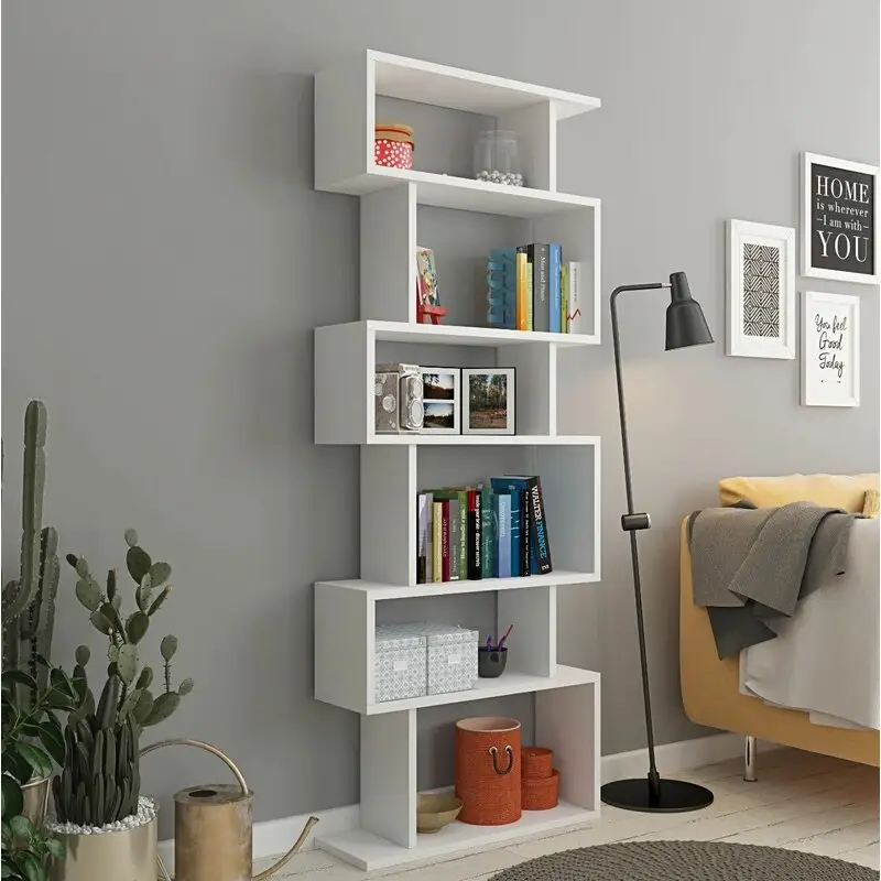 Wall Mount Design Stand Rack Bookshelf Table Folding Bookcase Cute Children Shelf Nordic Book Case
