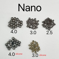 10 000 pièces par sac, micro-anneaux pour cheveux, micro-perles pour extensions, micro-perles en aluminium 50*30 pour extensions de cheveux