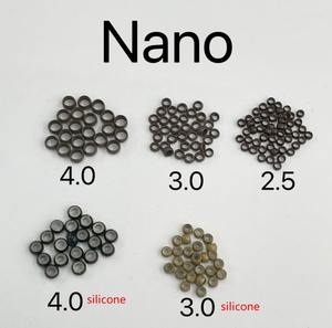 10000 pièces par sac <span class=keywords><strong>micro</strong></span> nano anneaux cheveux <span class=keywords><strong>micro</strong></span> perles pour extensions 50x30 aluminium <span class=keywords><strong>micro</strong></span> perles pour extensions de cheveux - Product Image 2