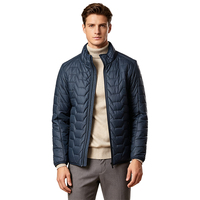 Veste Parka d'hiver avec fermeture éclair, doudoune rembourrée de haute qualité pour hommes, vente en gros
