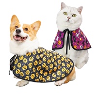 Cape de Citrouille d'Halloween pour Chien, Costume de Cosplay Amusant, Vêtement de Fête pour Animaux de Compagnie