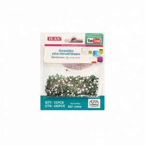 Strass Ilan 3mm Verdi per Progetti Creativi Confezione da 5g - Product Image 2