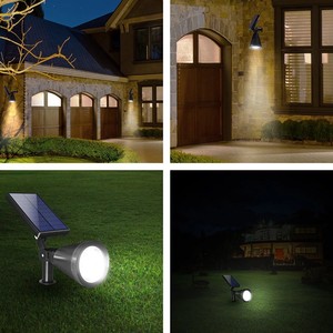 Großhandel wasserdicht 4 LED Solar Spotlight Solar LED Garten Spot Rasen Licht im Freien - Product Image 5