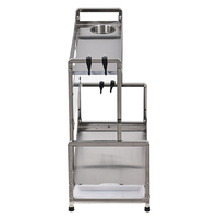 Unité d'organisation des aliments en métal sur mesure Étagères de rayonnage Étagères Étagères à 4 niveaux Étagères de rangement pour rangement Cuisine à domicile