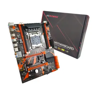 Grosir PCWINMAX X99 Motherboard PC LGA 2011 empat saluran DDR4 DDR3 Gaming ATX Desktop Placa Mae X99 Mainboard