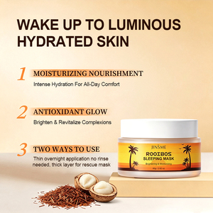 Masque de nuit hydratant et réparateur au Rooibos OEM, sans rinçage, pour le visage, marque privée - Product Image 2