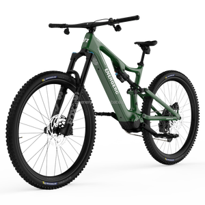 Obtenga sus manos en nuestro supermodelo de bicicleta de montaña eléctrica Notch con neumáticos gruesos para montar en la ciudad y batería de litio - Product Image 4