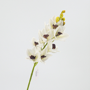 Orchidée Cymbidium Artificielle Faite à la Main de Haute Qualité de Nouvelle-Zélande en Gros pour Décorations de Remise de Diplôme, de Noël, d'Hôtel et d'Usage Domestique - Product Image 1