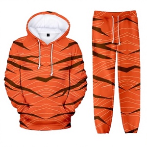 Conjunto Deportivo Informal Unisex de Dos Piezas con Sudadera con Capucha y Pantalones Jogger Transpirables para Otoño, para Hombre - Product Image 3