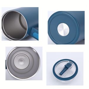 Custom 30 oz 40 oz Vacuum Cup Insulated <b>Coffee</b> Mug Stainless Steel 30oz 40oz Leakproof Tumbler with Handle and Flip Straw Lid - Product Image 2