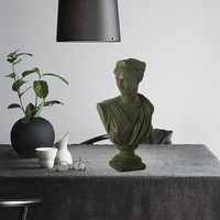 Statue de buste féminin classique en résine WeiVista avec finition en bronze pour la décoration artistique de la maison ou le fournisseur d'affichage de galeries