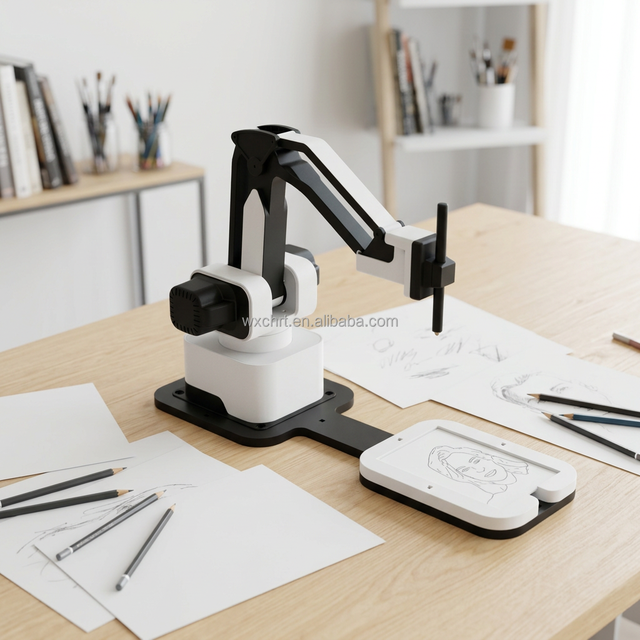 CHRT AI Portrait Drawing Robot Arm Photo Booth Sketching Machine`Desktop Signing Robot for Event Wedding Exhibition