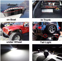 Le plus bas fret Underglow Pure White Rock Lights pour camion SUV UTV ATV J-eep Offroad Car Boat Rock Lights White Underbody