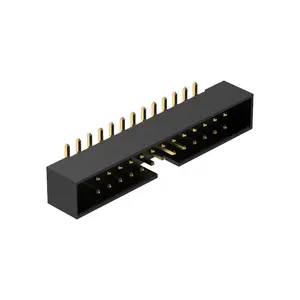 Denentech Produit de haute qualité Connecteur d'en-tête de boîte IDC double rangée H5.75mm à angle droit SMD 2.00mm