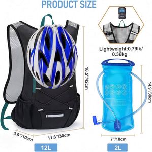 Sac à dos d'hydratation léger Camelbek, échantillon gratuit, sac à dos de course avec poche à eau de 2 L, sac à dos d'hydratation pour le cyclisme - Product Image 5