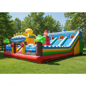 <span class=keywords><strong>Venta</strong></span> directa de fábrica, Castillo de parque de tobogán inflable grande para niños, casa de rebote inflable, Parque de castillo de salto para fiesta - Product Image 1