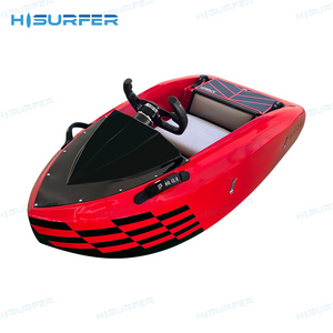 Prix d'usine Luxe 15KW Mini Jet Boat avec pédales, monoplace pour sports nautiques, pêche, Sea Kart, Kayak, Rameur KC07 Bateau de pêche KC - Product Image 6