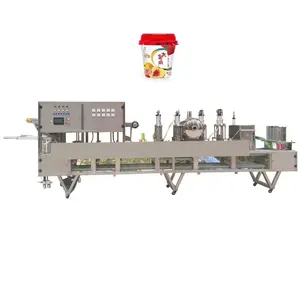 Small Electric Control Quantitative Automatic Liquid Filling Machine For yogurt cream filling machine