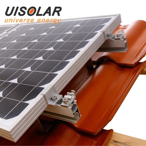UISOLAR Pince d'extrémité de <span class=keywords><strong>panneau</strong></span> <span class=keywords><strong>solaire</strong></span> facile à installer Pince d'extrémité moyenne <span class=keywords><strong>solaire</strong></span> réglable en aluminium pour la fixation de <span class=keywords><strong>panneau</strong></span> <span class=keywords><strong>solaire</strong></span> - Product Image 1