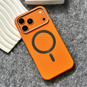 เคสโทรศัพท์แฟชั่น L105 หนังเรียบ วงแหวนเหล็ก เคสแม่เหล็ก ขายส่ง สำหรับ iPhone 12 13 14 15 16 17 Pro Max - Product Image 1