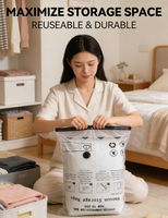 Sac de rangement sous vide Y-6-Wire Thickness PA+PE, imperméable, pliable, anti-poussière, résistant aux perforations et à l'humidité