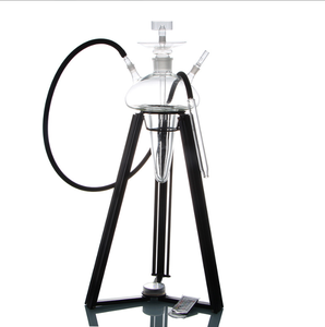 Cachimba de cristal transparente con forma de hongo <span class=keywords><strong>Medusa</strong></span>, resistente al calor, con luz LED, 85 cm de altura, estilo Dubai - Product Image 2