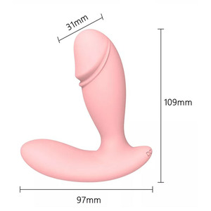 Real Touch Feeling Vaginal <b>Vibrator</b> Wearable With Flexible Adult Wearable <b>Vibrator</b> for Female - Product Image 2