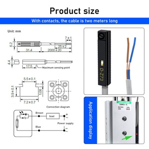Accesorios para Cilindros Neumáticos, Actuador Neumático, Interruptor de Anillo Magnético, Sensor Magnético D-A93 D-M9B CS1-G CMSG CS1-F CMSE D-Z73 - Product Image 5