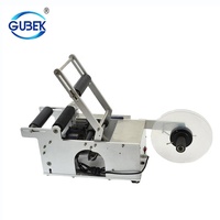 MT-50 Bouteille Ronde Machine D'étiquetage/Manuel Machine D'étiquetage pour Bouteille 20-120mm