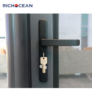Pintu Geser Patio Ganda RICHOCEAN Hotel, Anti Badai, Aluminium, Kaca Tiga Lapis, Model Prancis - Product Image 6