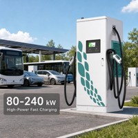 Bestar CPM4 Chargeur rapide commercial DC 80-240 kW 2 Interfaces 380 V Station de recharge pour véhicules électriques pour parcs de stationnement de flottes, autoroutes et gares