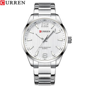 Reloj Curren 8434 para Hombre, Reloj de Pulsera de Cuarzo para Hombre de Negocios, Correa de Acero Inoxidable, Manecillas Luminosas, Relojes para Hombre - Product Image 4